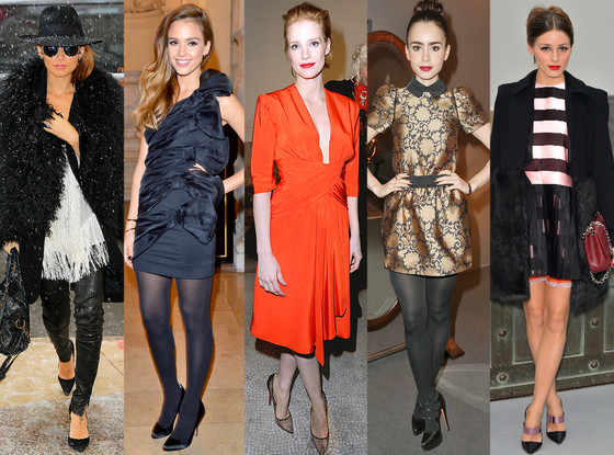 Nicole Richie, Jessica Alba, Jessica Chastain, Lily Collins, Olivia Palermo Nicole Richie, Jessica Alba, Jessica Chastain, Lily Collins, Olivia Palermo